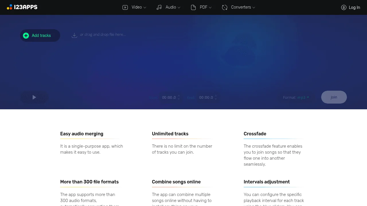 Screenshot 1 of Audio Joiner