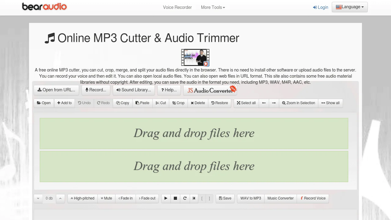 Screenshot 1 of Bear Audio Tool