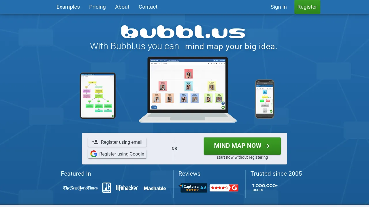 Screenshot 1 of Bubbl.us
