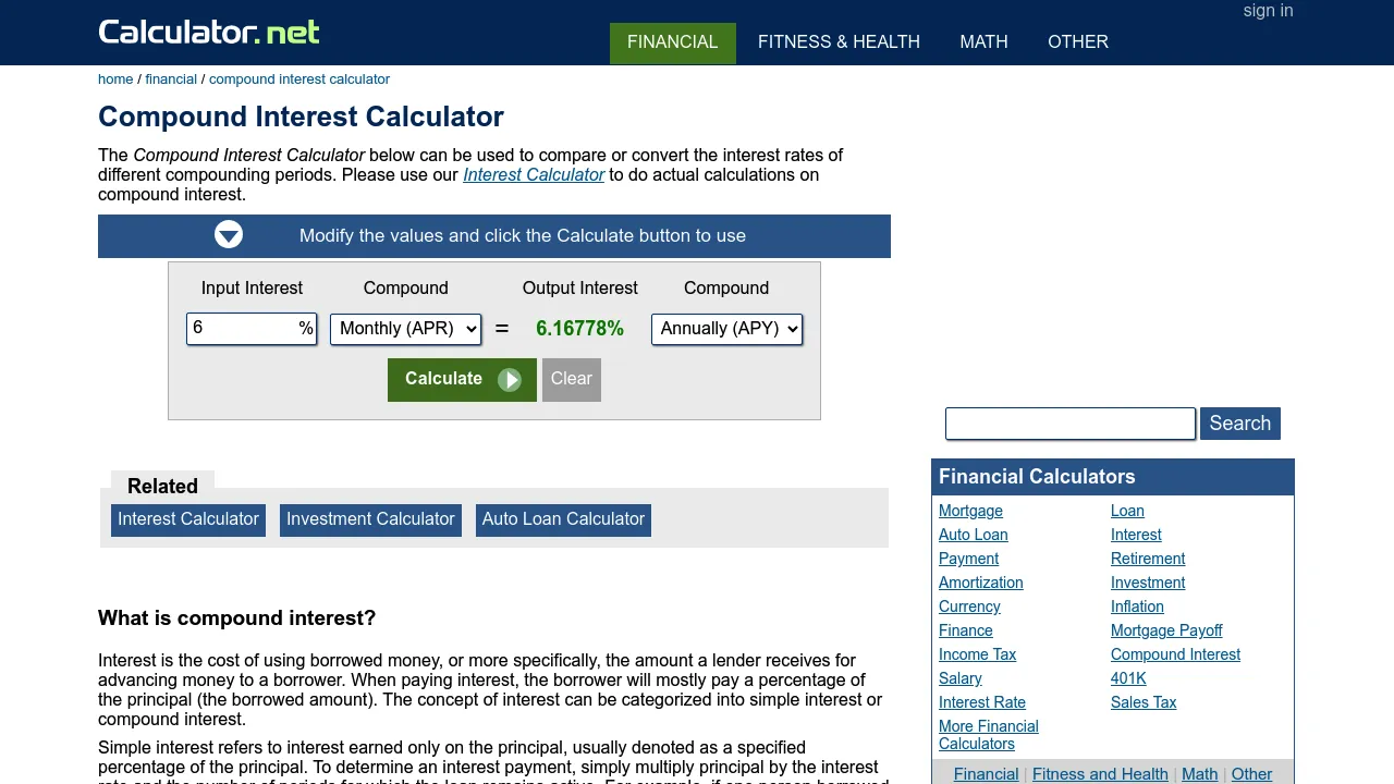 Screenshot 3 of Calculator.net