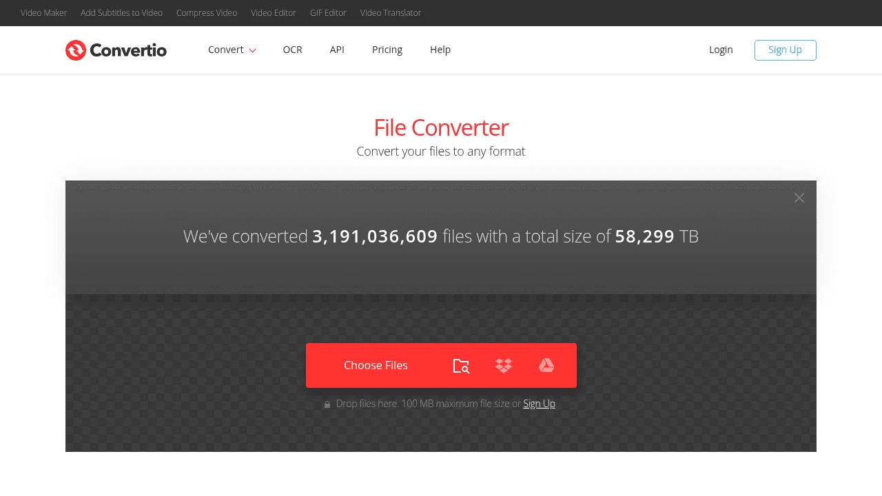 Screenshot 1 of Convertio