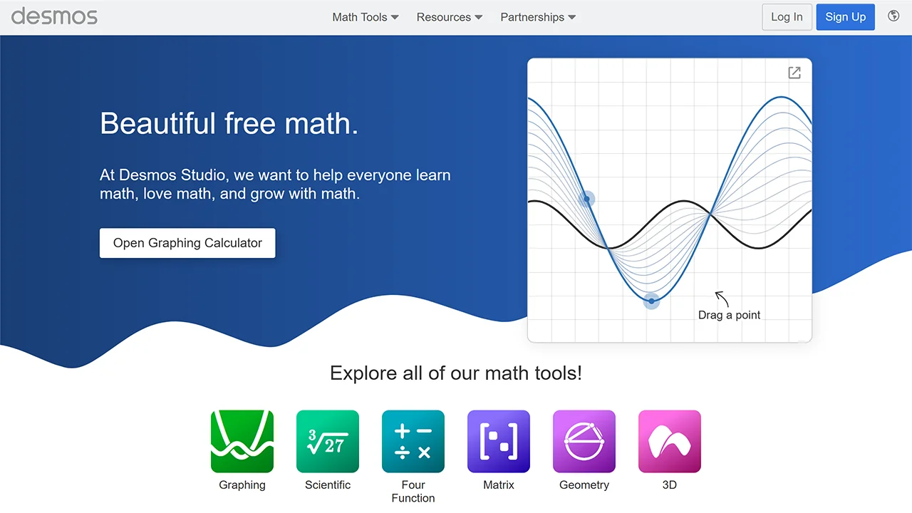 Screenshot 1 of Desmos
