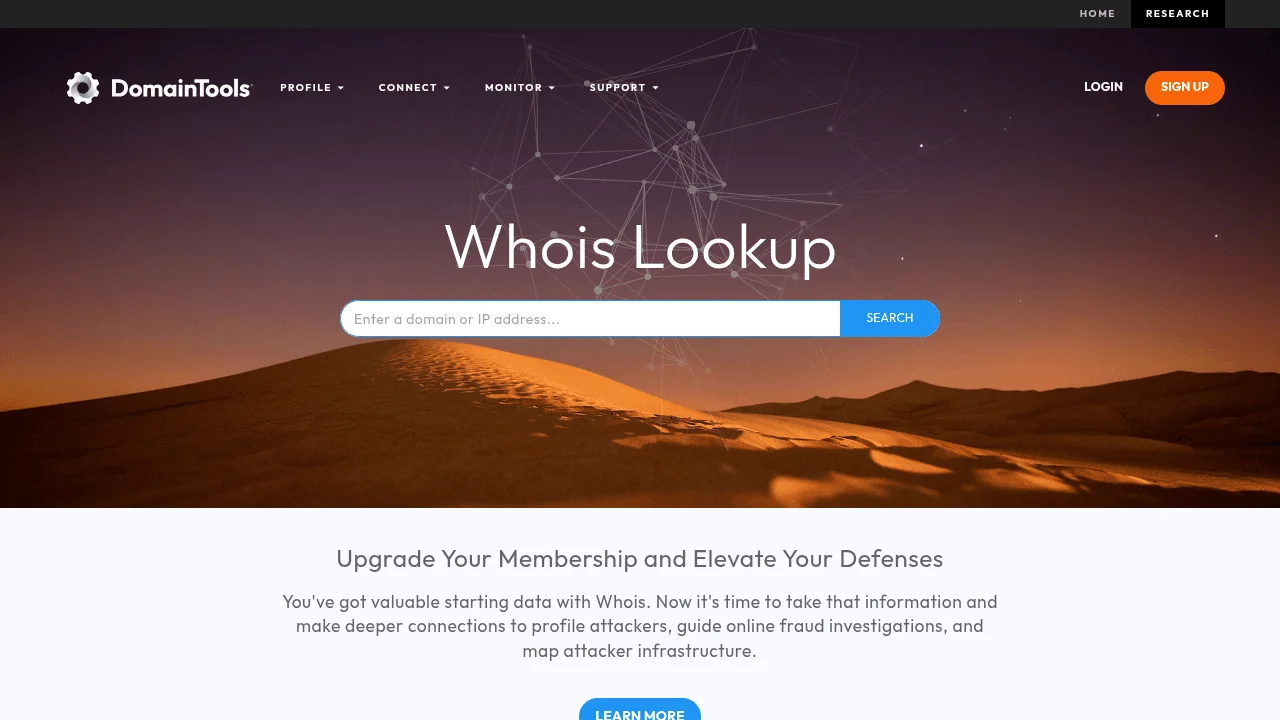 Screenshot 1 of DomainTools Whois