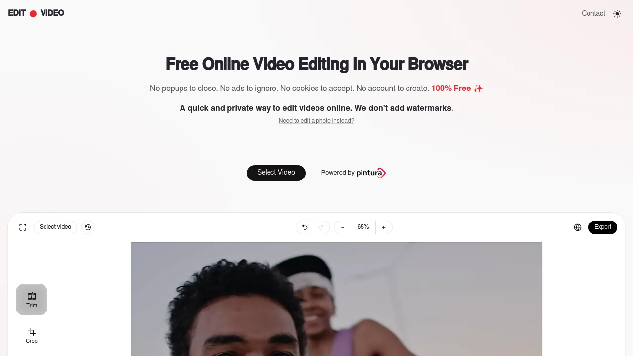 Screenshot 1 of EditVideo