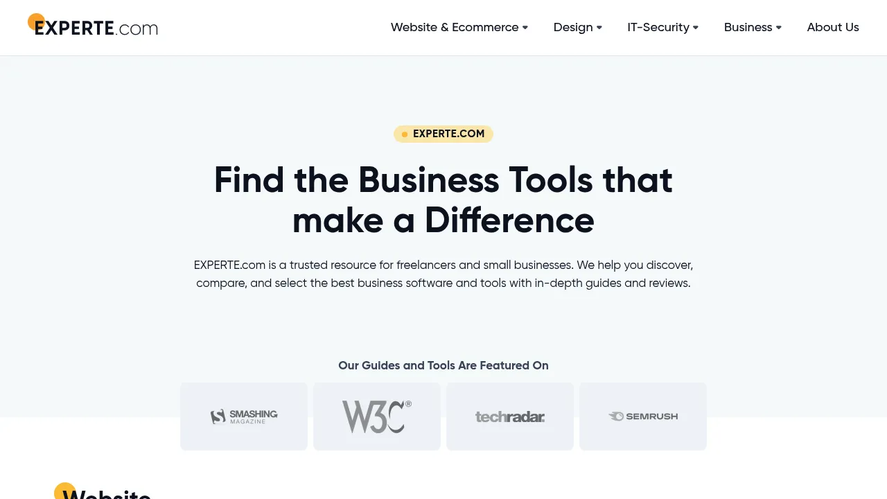 Screenshot 1 of Experte.com