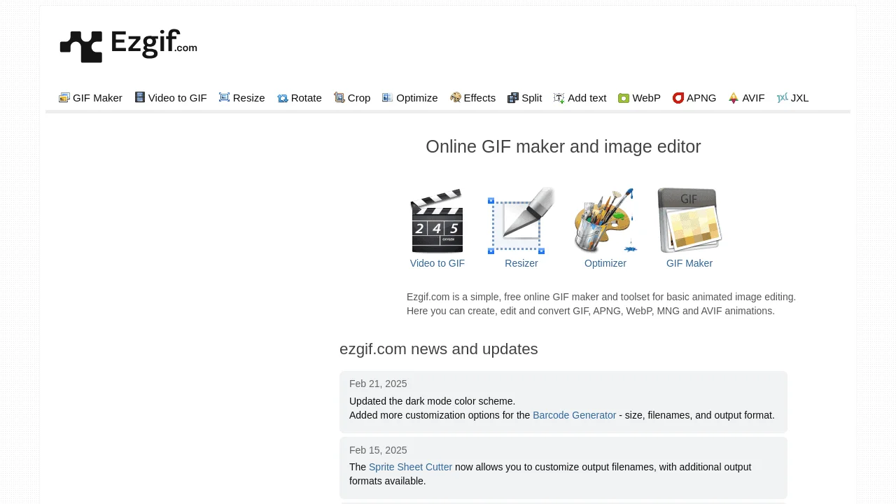 Screenshot 1 of Ezgif