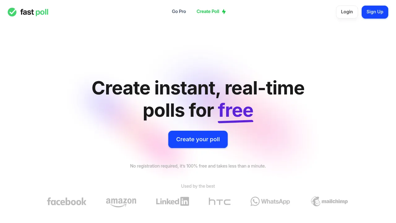 Screenshot 1 of Fast Poll