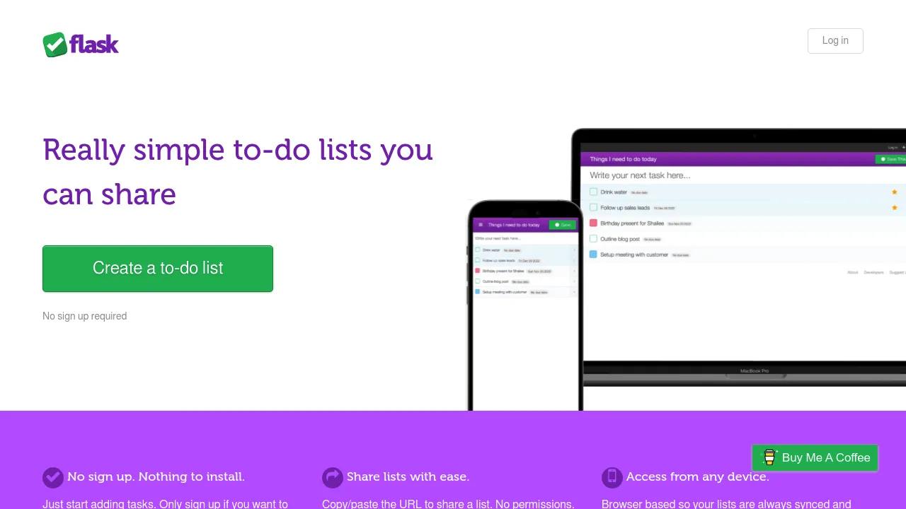 Screenshot 1 of Flask
