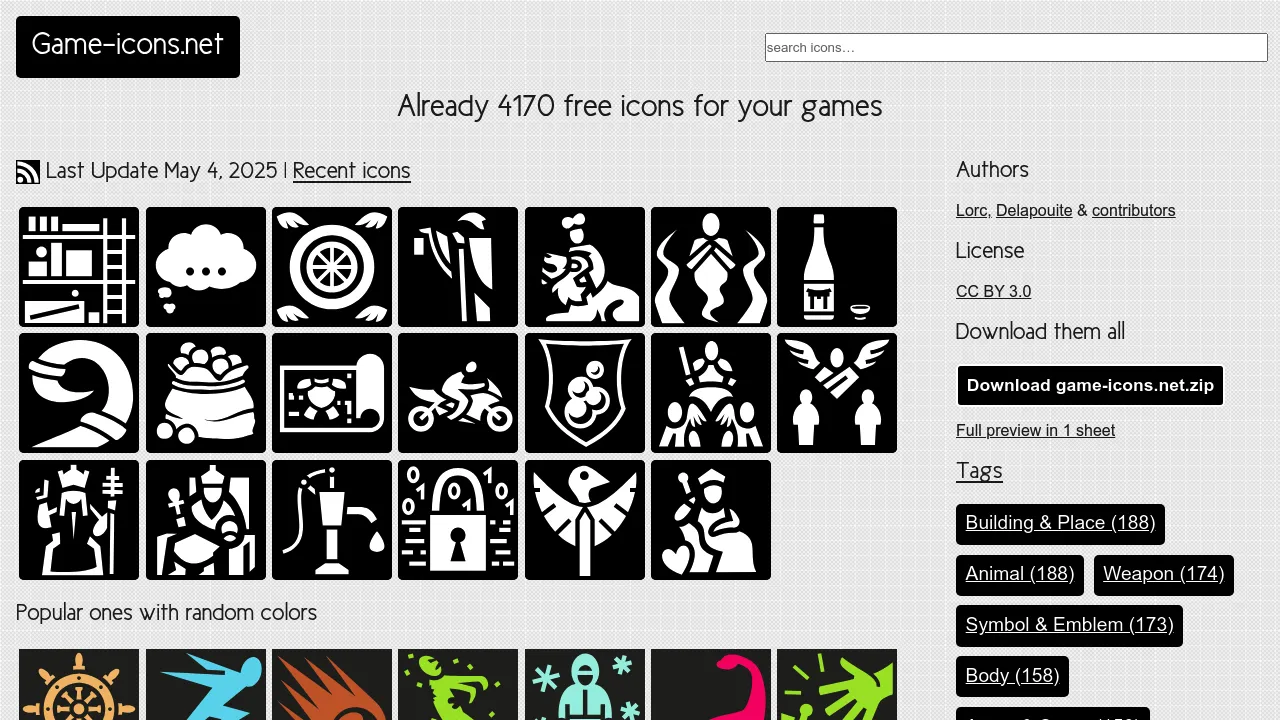 Screenshot 1 of Game-Icons