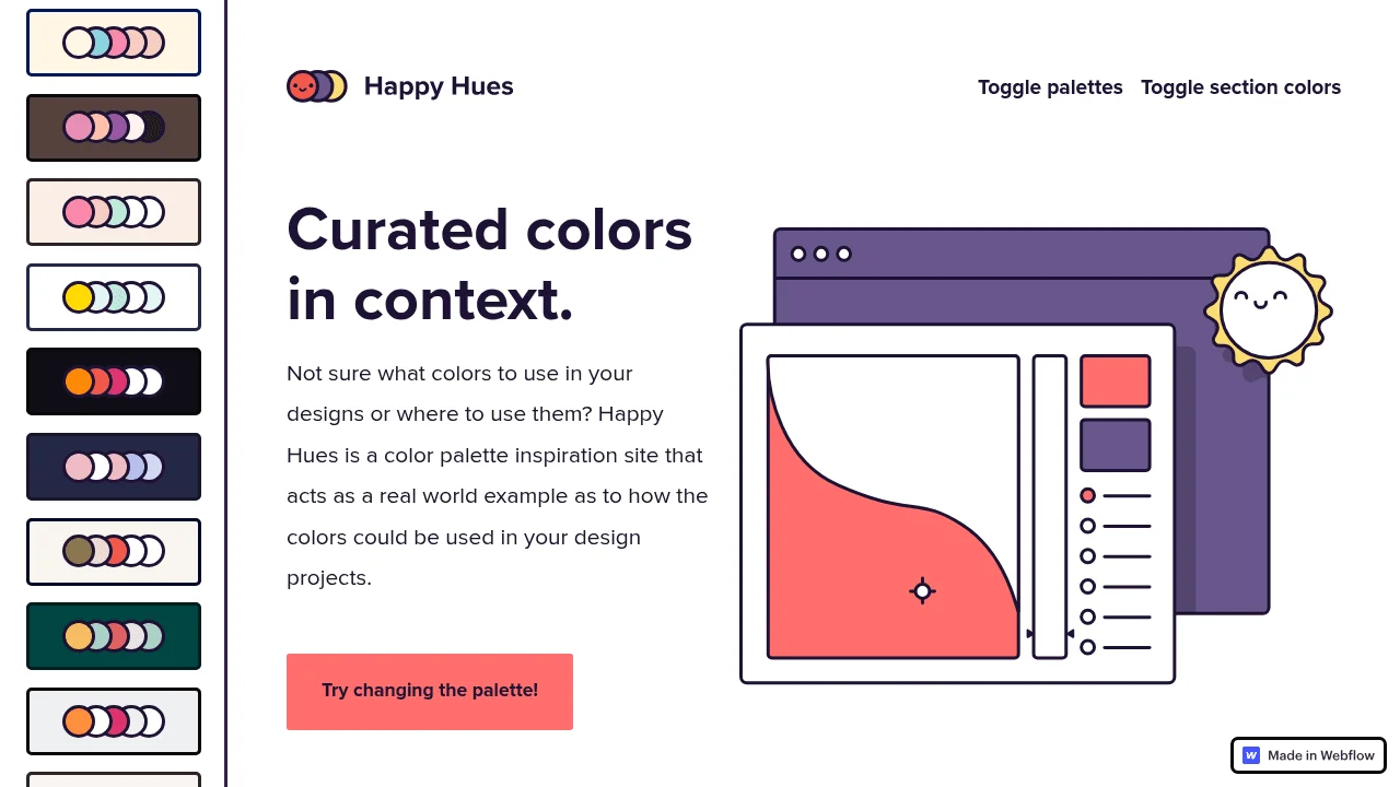 Screenshot 1 of Happy Hues