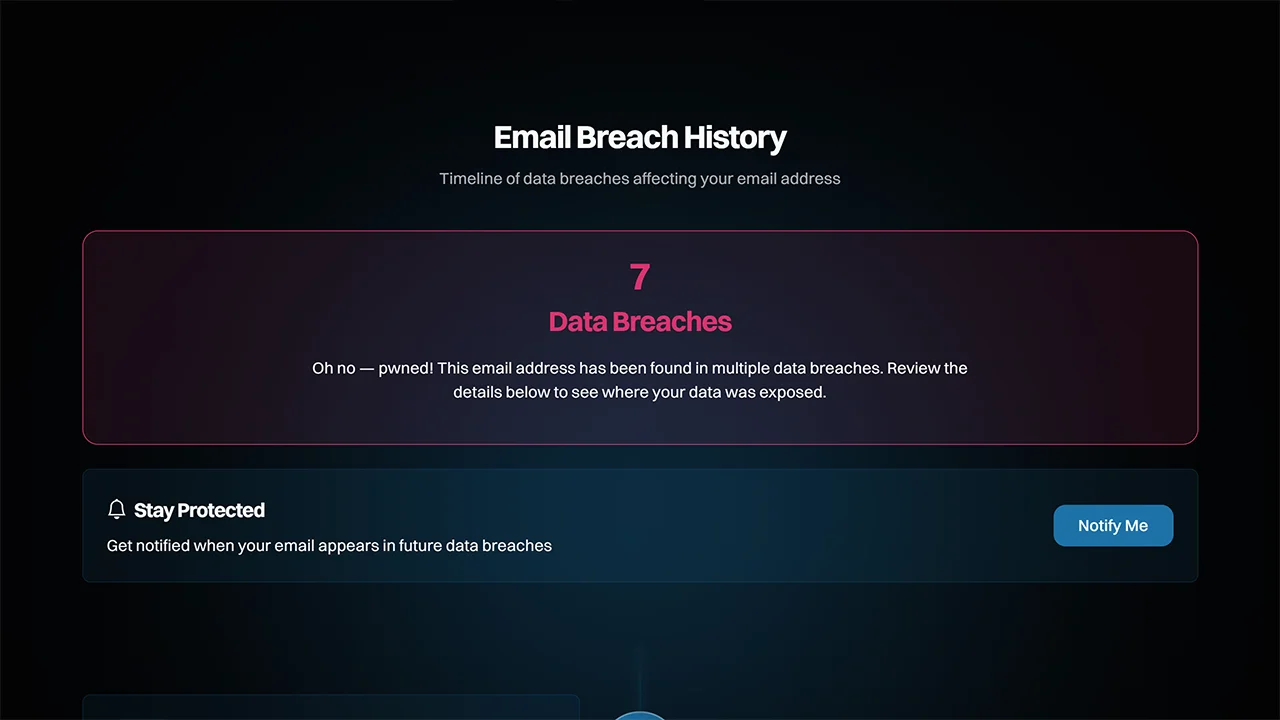 Screenshot 2 of Have I Been Pwned