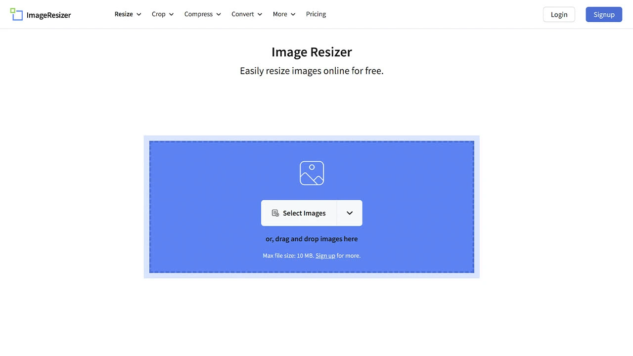 Screenshot 1 of Image Resizer