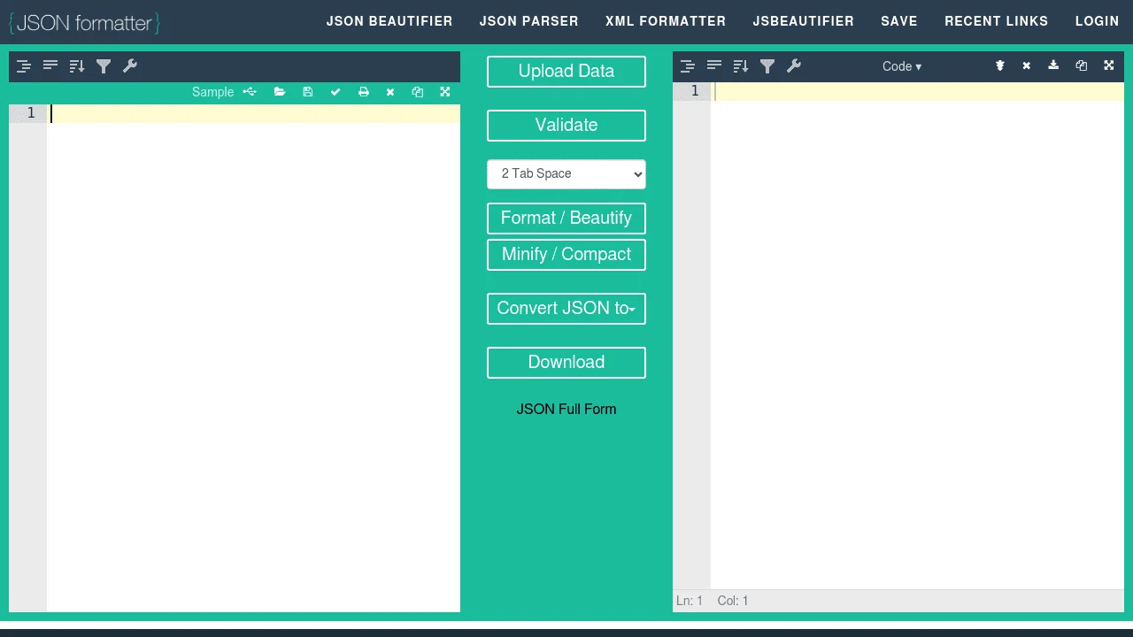 Screenshot 1 of JSON Formatter