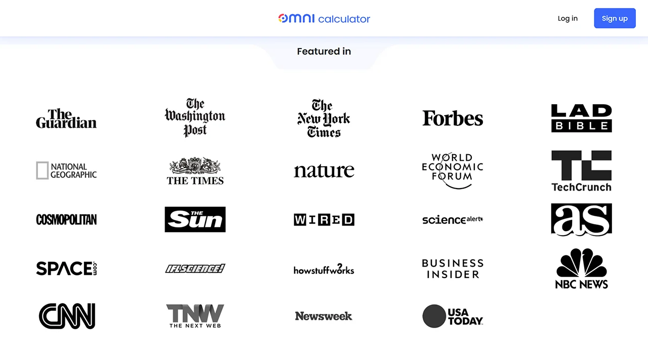 Screenshot 2 of Omni Calculator