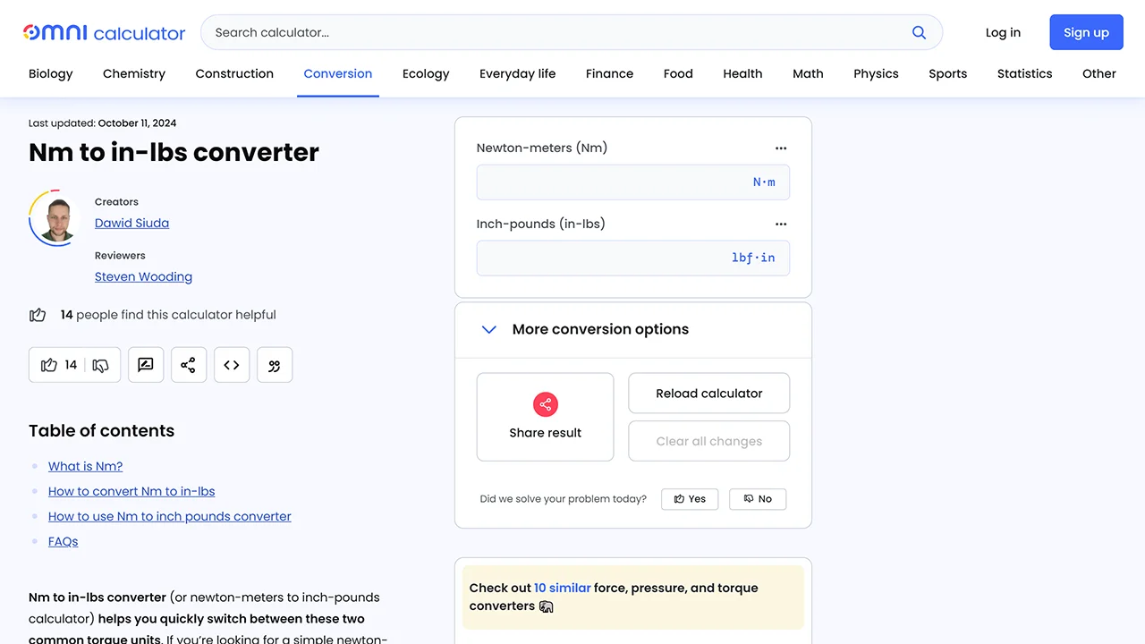 Screenshot 5 of Omni Calculator