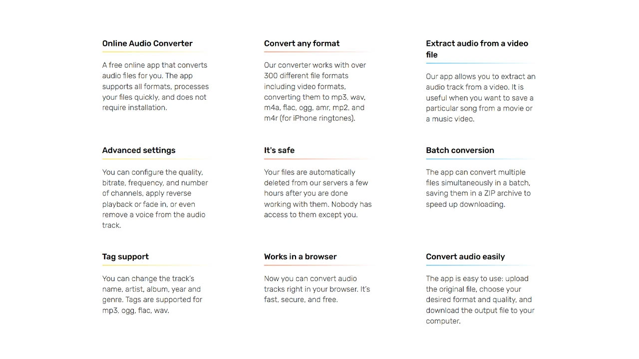 Screenshot 2 of Online Audio Converter