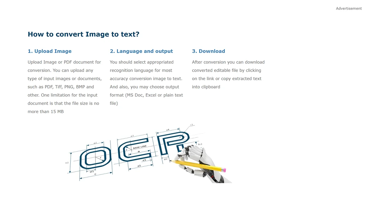 Screenshot 2 of OnlineOCR