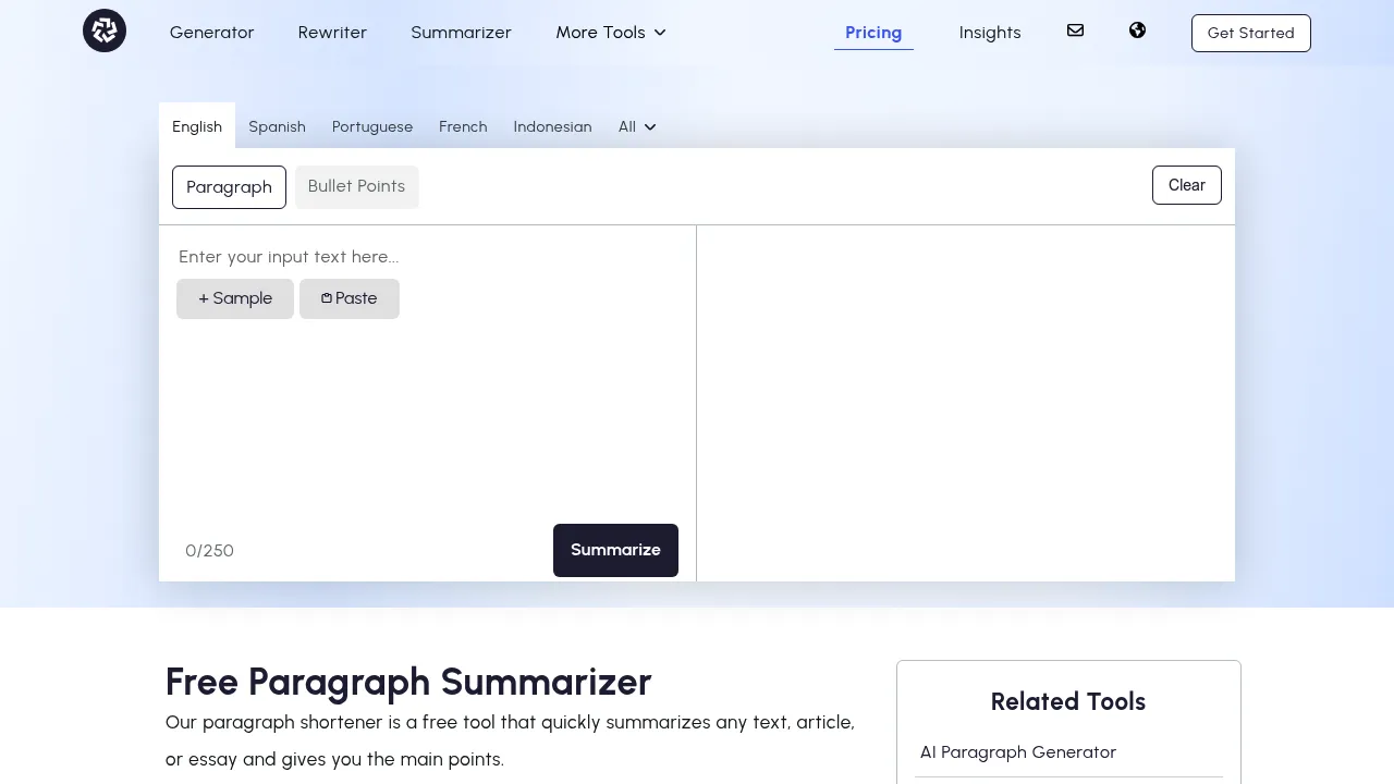 Screenshot 3 of Paragraph Generator