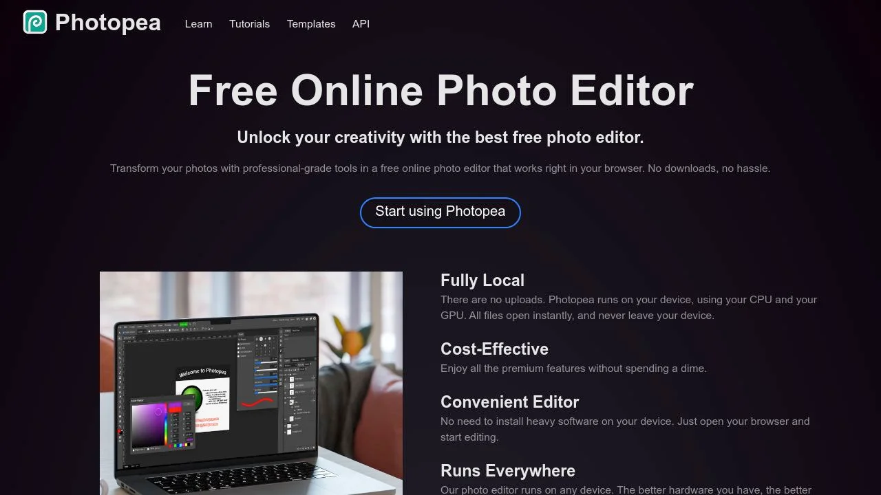 Screenshot 1 of Photopea