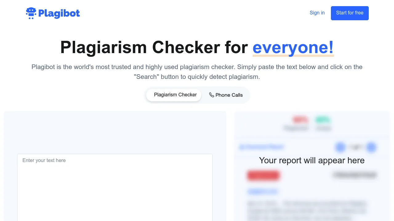 Screenshot 1 of Plagibot