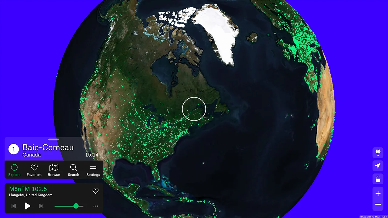 Screenshot 1 of Radio Garden