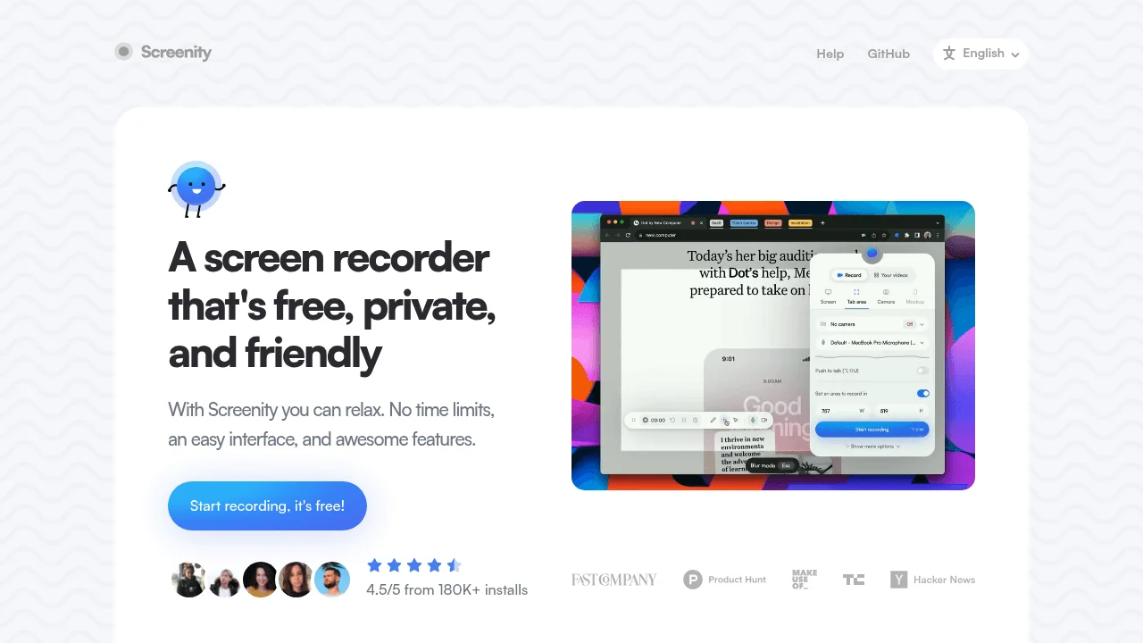 Screenshot 1 of Screenity