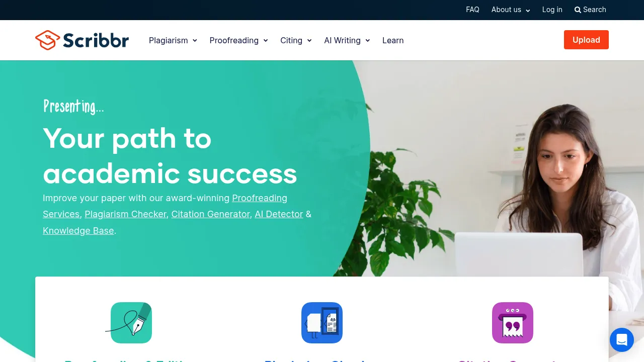 Screenshot 1 of Scribbr