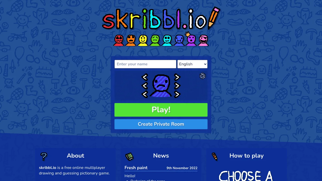 Screenshot 1 of Skribbl.io