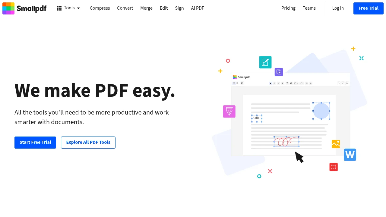 Screenshot 1 of Smallpdf