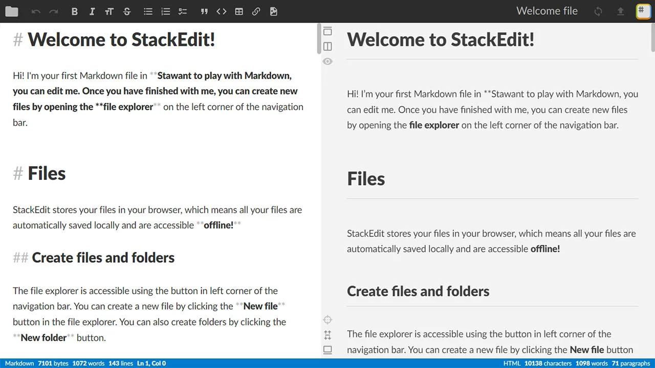 Screenshot 2 of StackEdit