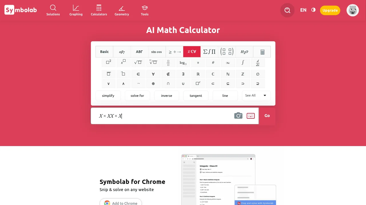 Screenshot 1 of Symbolab