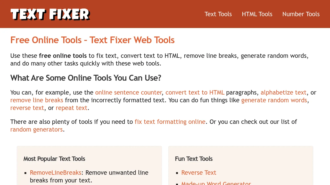Screenshot 1 of TextFixer