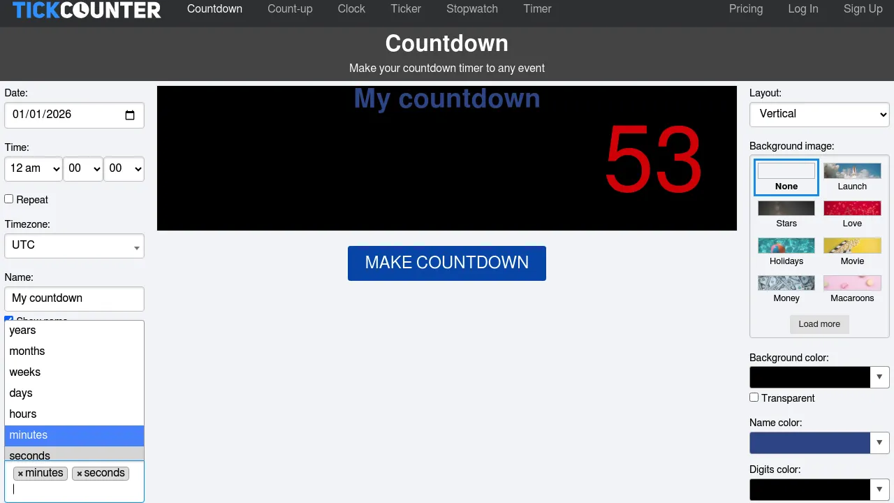 Screenshot 1 of TickCounter