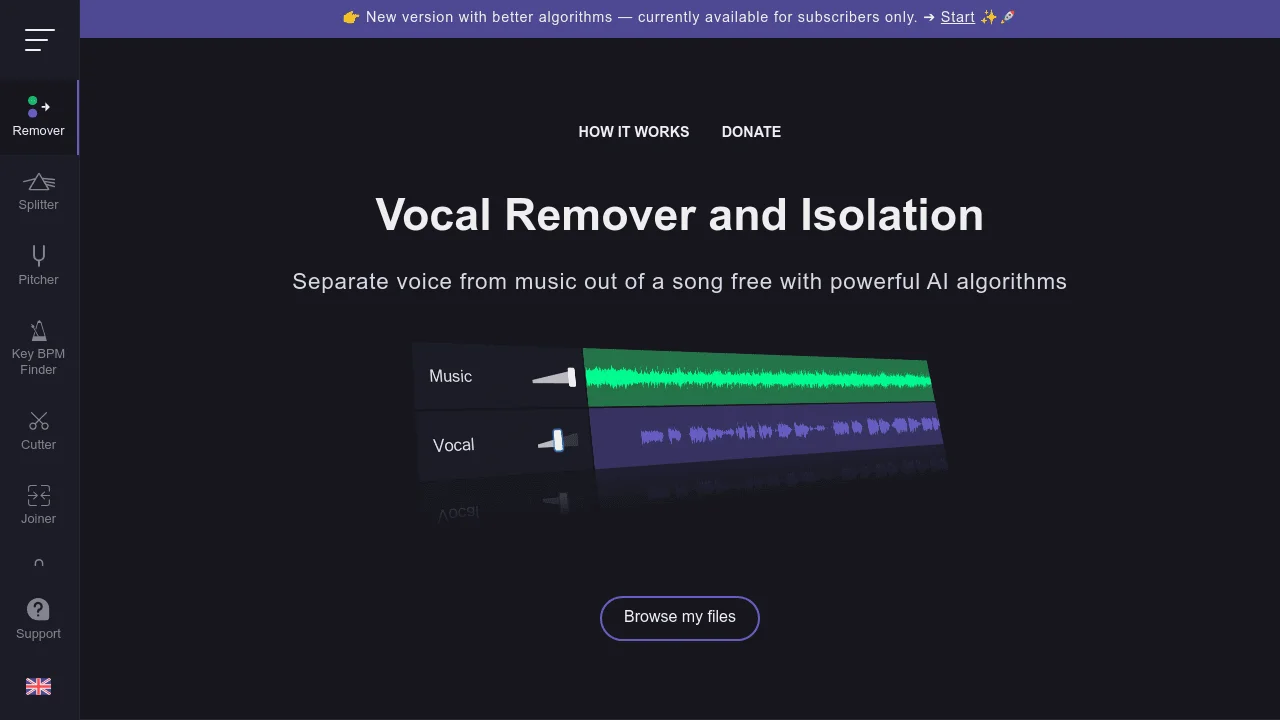 Screenshot 1 of VocalRemover