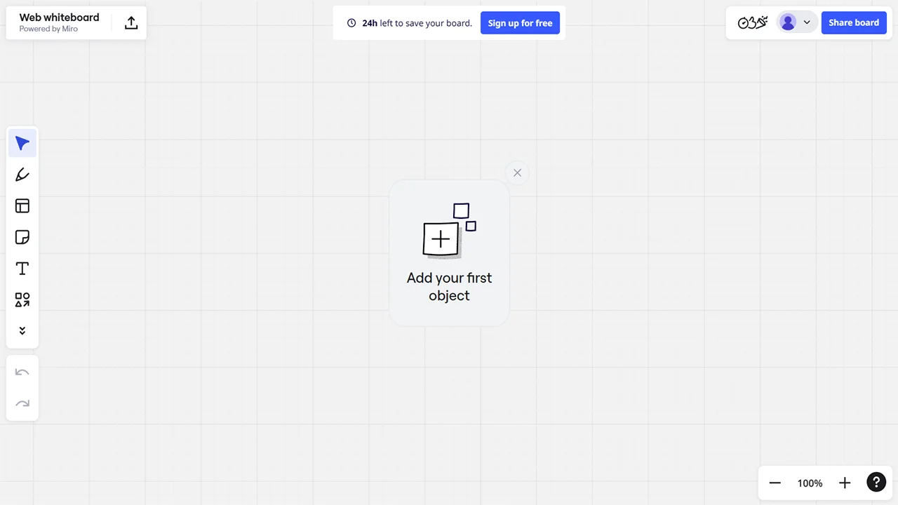 Screenshot of Web Whiteboard