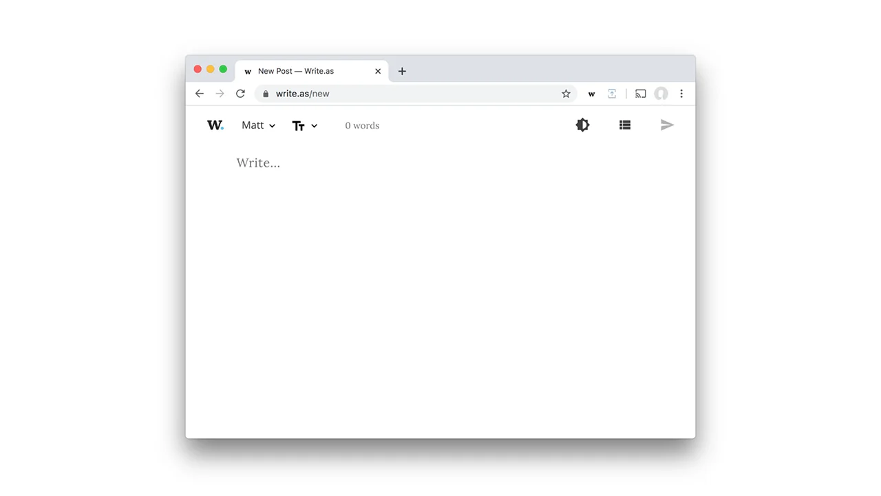 Screenshot 3 of Write.as