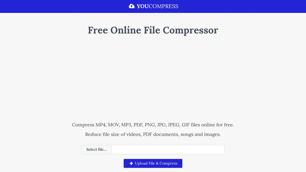 Screenshot 1 of YouCompress