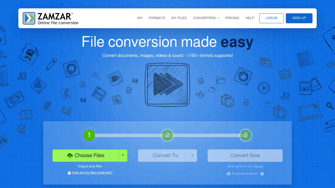 Screenshot 1 of Zamzar
